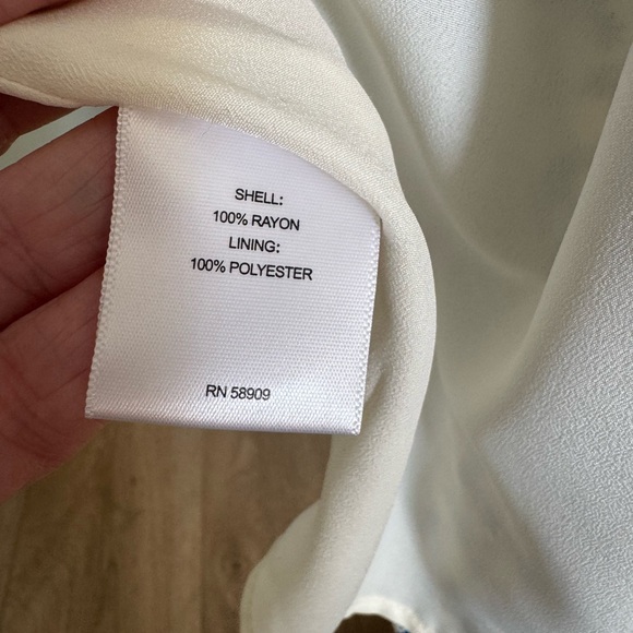 Blue Floral V-Neck Midi Dress by - Picture 6 of 6